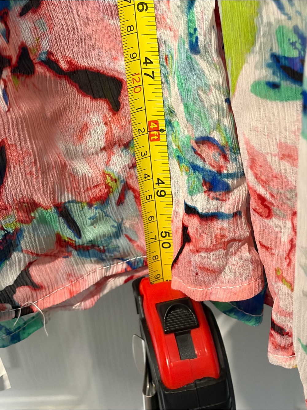 H&M Floral Tiered Maxi Dress in Pink and Blue - Picture 12 of 15